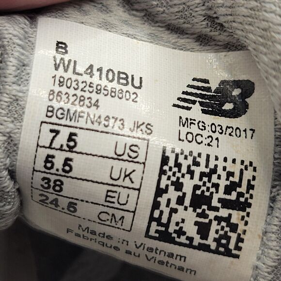 Womens new balance 410 running shoes sz 7.5 gray/Lt gray (plz read description) - Picture 10 of 13